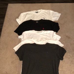 5 polo shirts